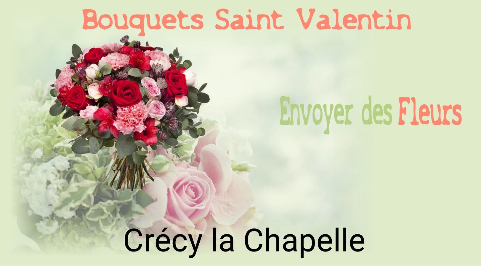 Roses de Saint-Valentin livrées à Crécy-la-Chapelle